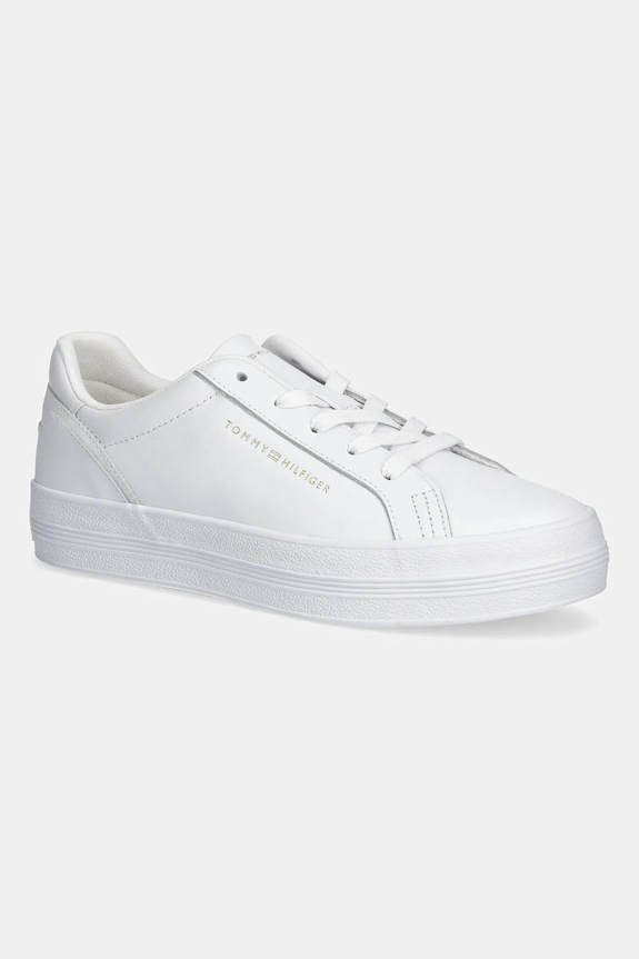 Tommy Hilfiger sneakers din piele TH PLATFORM SNEAKER altele alb FW0FW09164