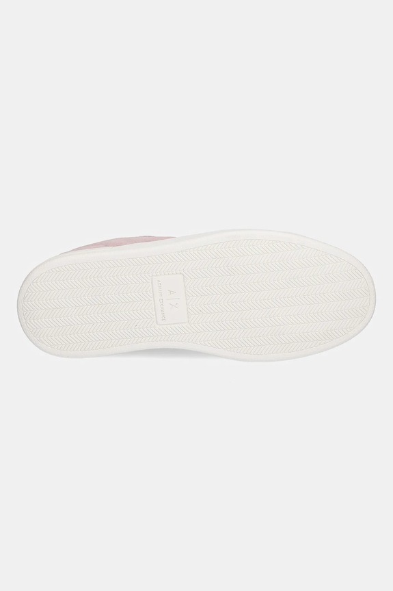 Armani Exchange sneakers din piele întoarsă XW001619.AF17445.U4012 roz