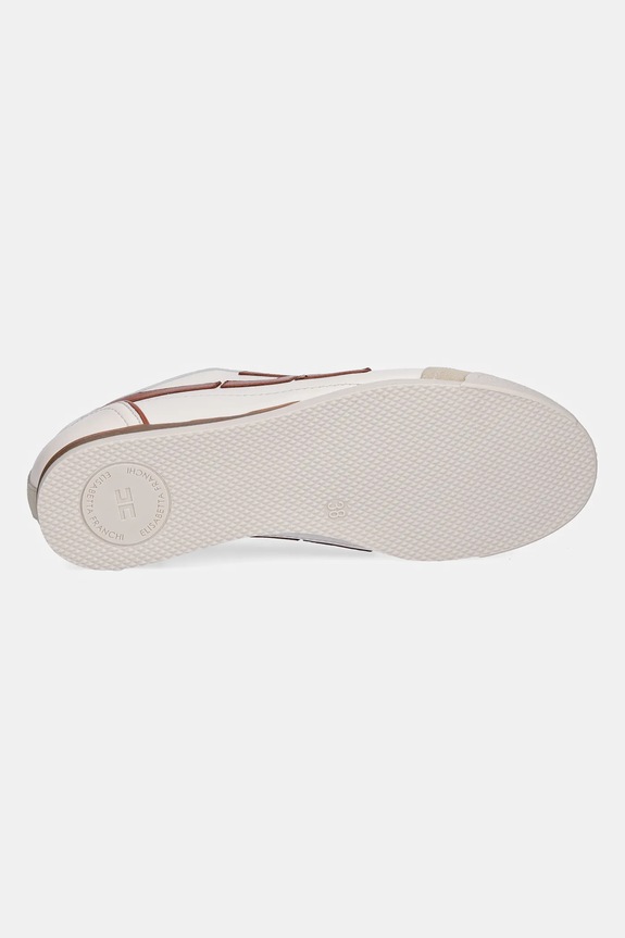 Elisabetta Franchi sneakers din piele SA82G56E2.EL3 bej