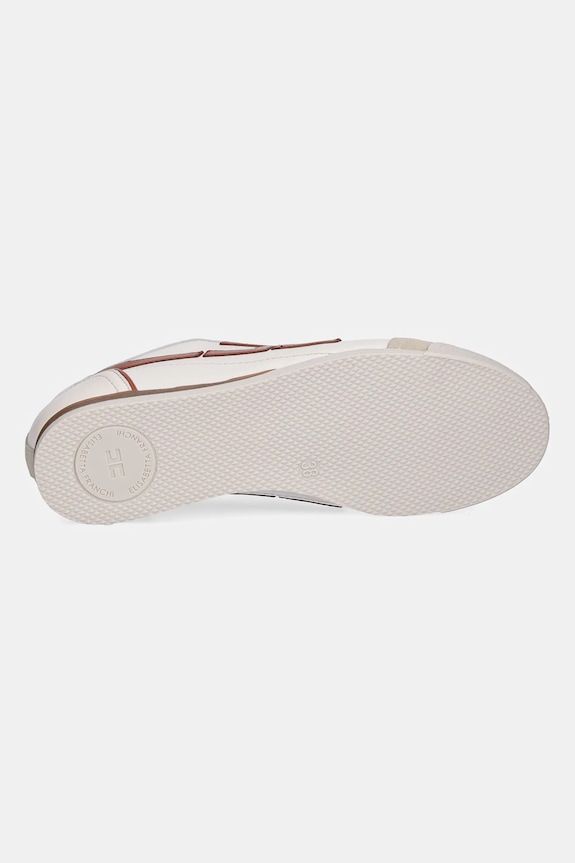 Elisabetta Franchi sneakers din piele SA82G56E2.EL3 bej