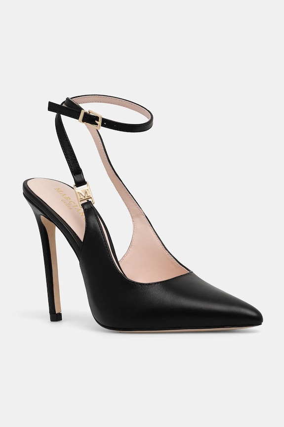 Kožne štikle Marciano by Guess štikla crna 5YGZ37.7368A.JBLK