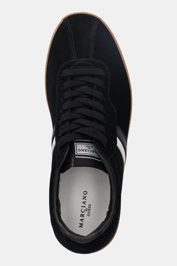 Σουέτ sneakers Marciano by Guess μαύρο 5YGZ39.7369A.JBLK
