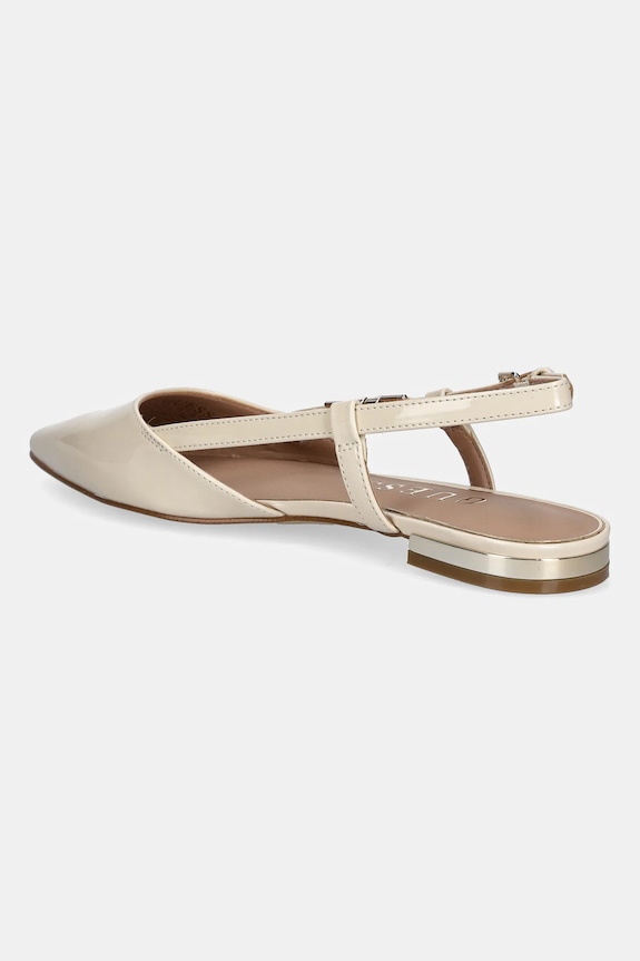 Obuwie Guess baleriny FRANIE2 FLTFR2.PAF05.IVORY beżowy
