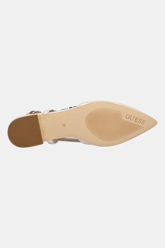 Guess baleriny FRANIE2 FLTFR2.PAF05.IVORY beżowy