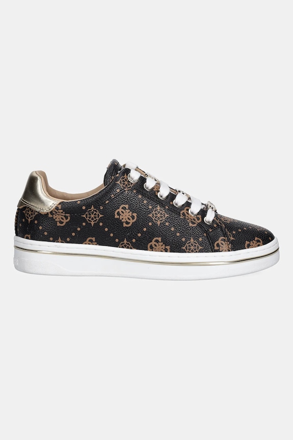 Guess sneakers STASEY3 FLTSS3.FAL12.BLKBR marrone AW25