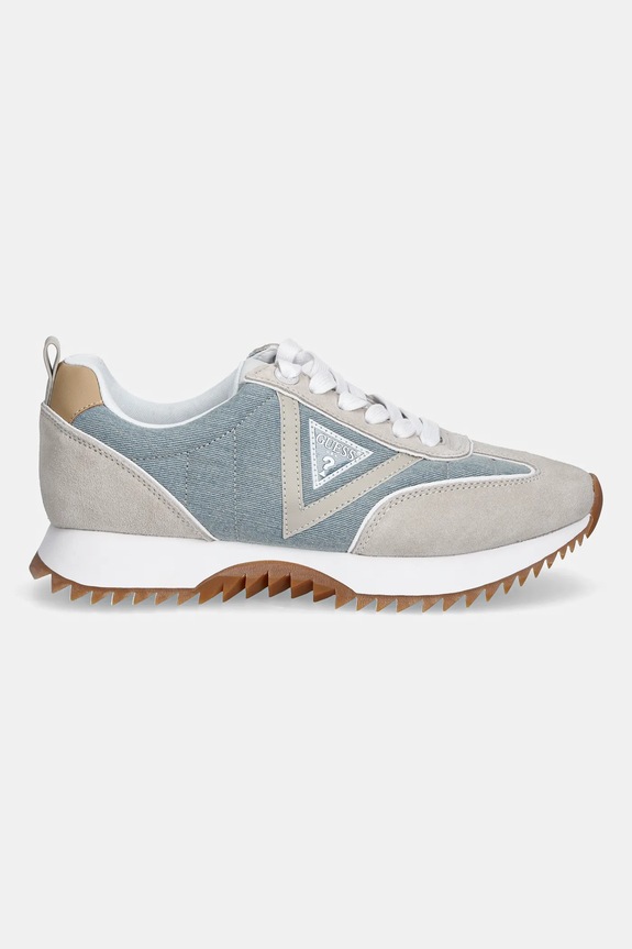 Guess sneakersy BAIL FLTBAI.DEN12.BLUE beżowy AW25