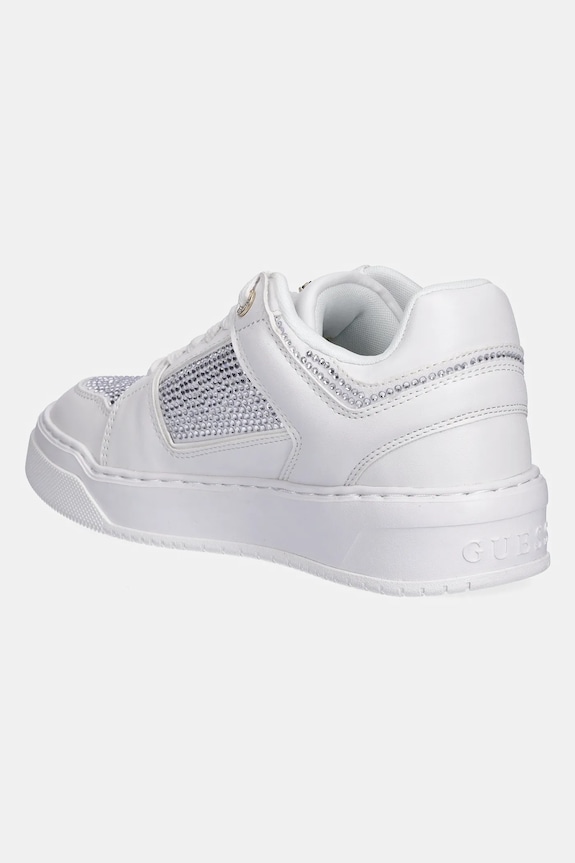 Cipők Guess sportcipő DELOVE2 FLTDL2.LEA12.WHITE fehér