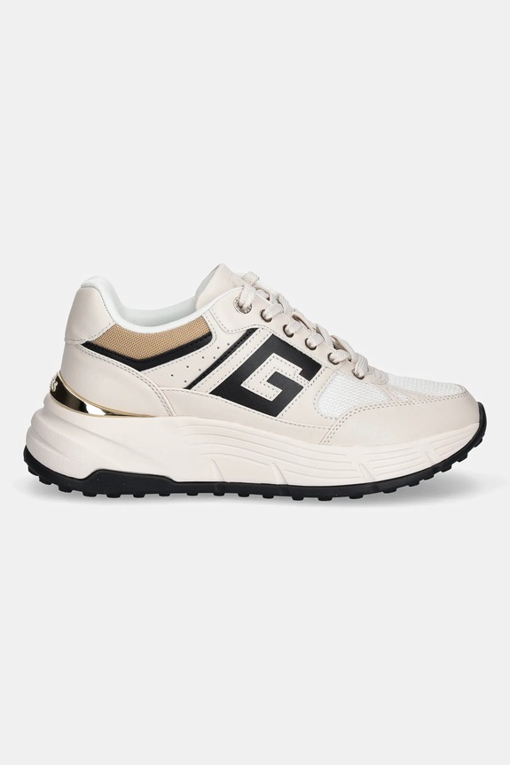 Guess sneakersy FONZI FLTFON.FAB12.CREAM beżowy AW25