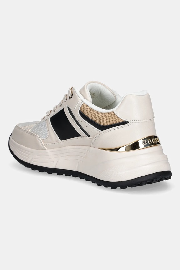 Obuwie Guess sneakersy FONZI FLTFON.FAB12.CREAM beżowy