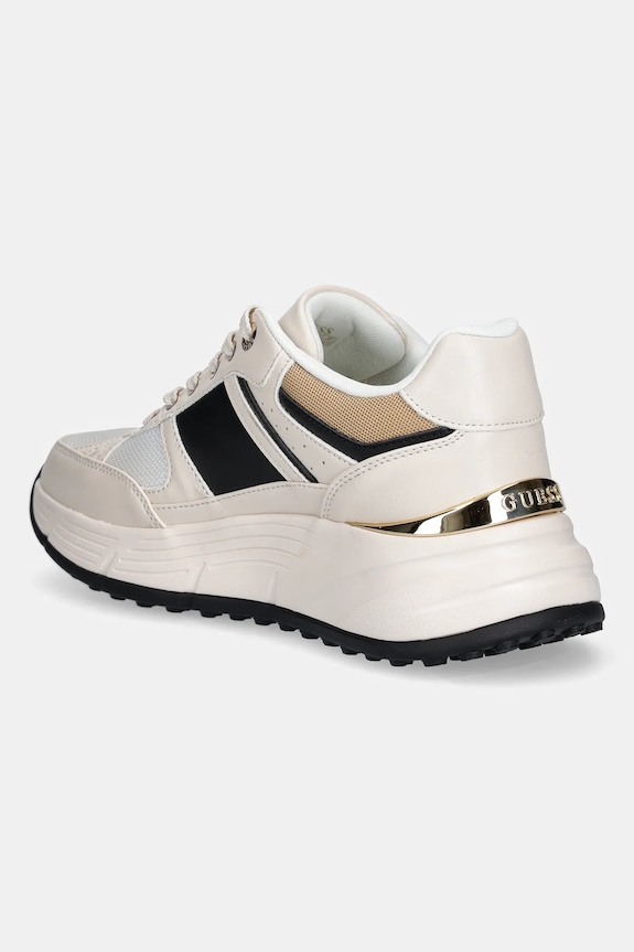 Obuwie Guess sneakersy FONZI FLTFON.FAB12.CREAM beżowy