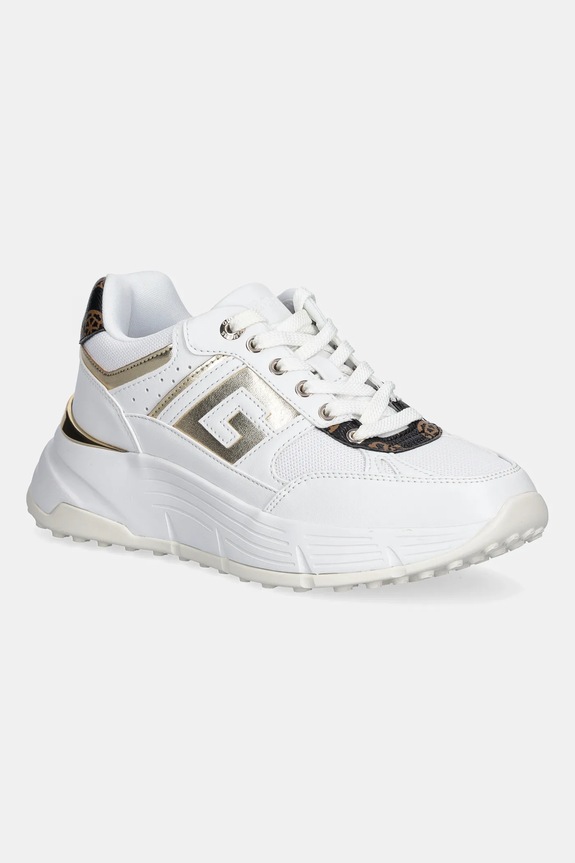 Sneakers Guess FONZI συνθετικό λευκό FLTFON.FAB12.WHIBR
