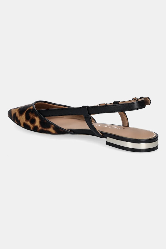Încălțăminte Guess balerini FRANIELY FLTFRY.LEP05.TAN maro