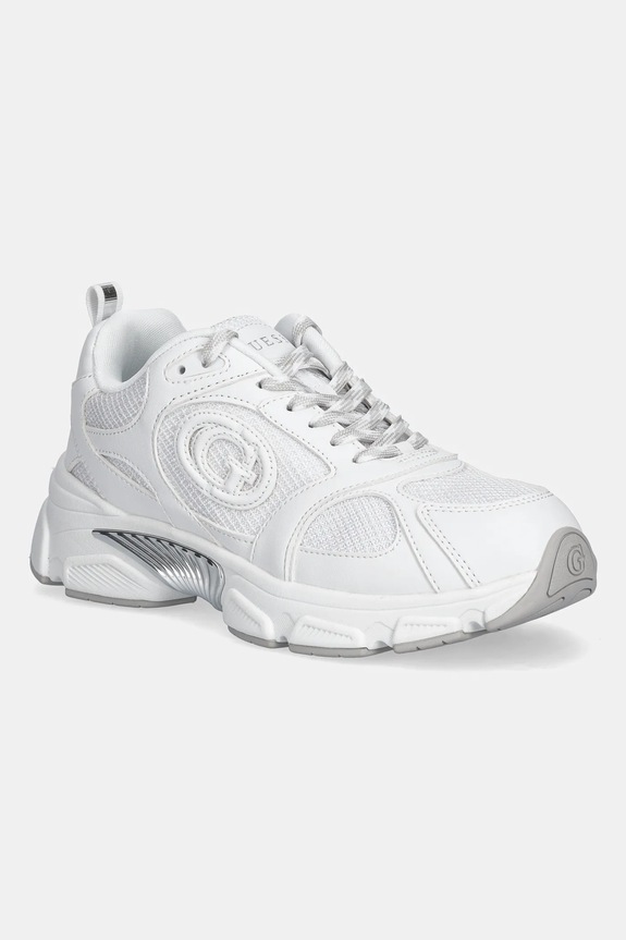 Tenisice Guess IBITHA tekstil bijela FLTIBI.ELE12.WHITE