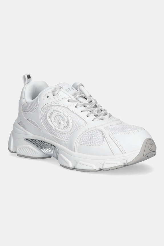 Tenisice Guess IBITHA tekstil bijela FLTIBI.ELE12.WHITE