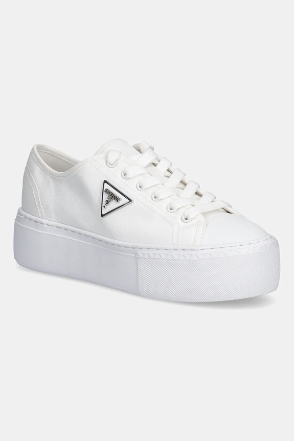 Tenisky Guess JOEZI2 textilní bílá FLTJO2.FAB12.WHITE