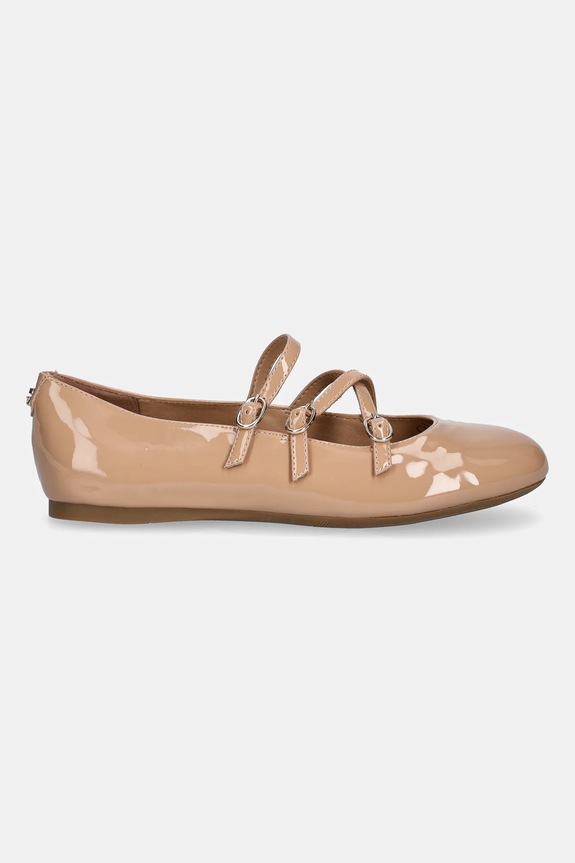 Guess baleriny KALDRA FLTKAL.PAF02.NUDE beżowy AW25
