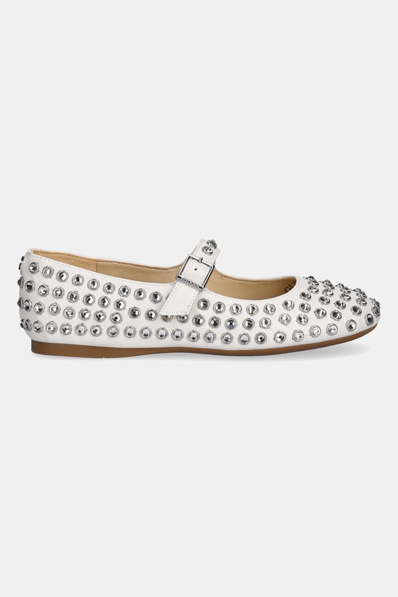 Guess baleriny KALIDAL FLTKDL.ELE02.WHITE biały AW25