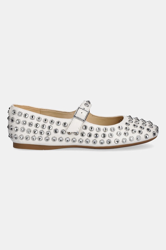 Guess baleriny KALIDAL FLTKDL.ELE02.WHITE biały AW25