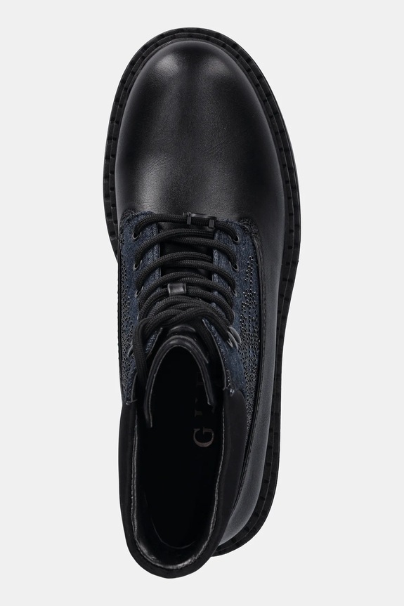 Čizme Guess LEADSH crna FLTLDS.DEN10.BLACK