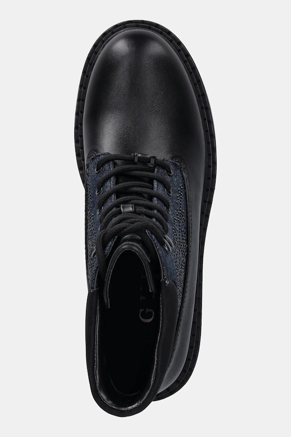 Čizme Guess LEADSH crna FLTLDS.DEN10.BLACK