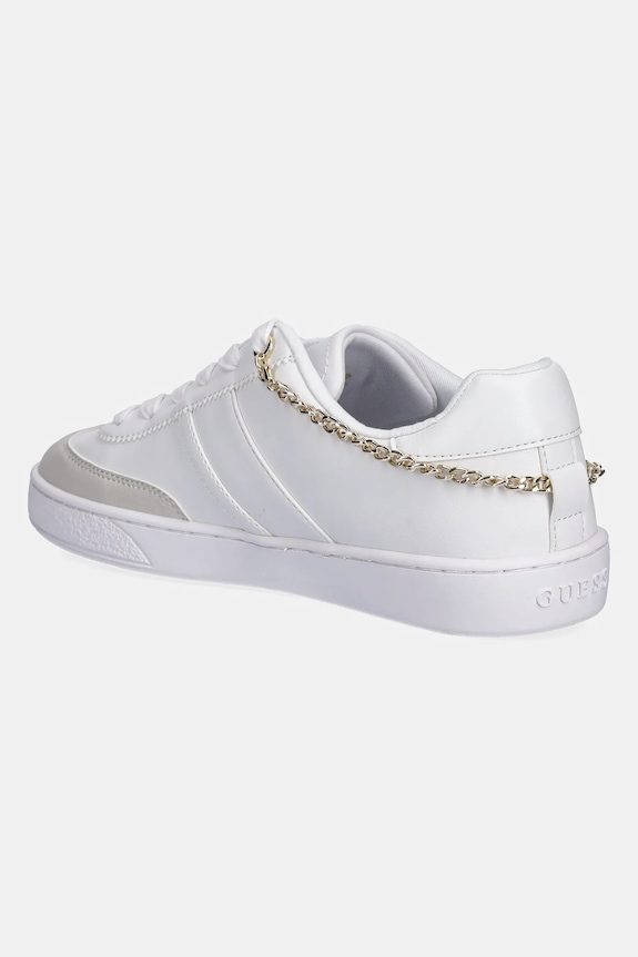 Obutev Superge Guess NAOKO FLTNAO.LEA12.WHITE bela