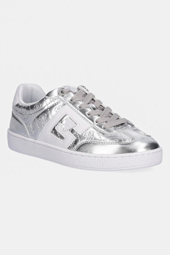 Tenisky Guess NOCHEE2 plochá stříbrná FLTNC2.LEL12.SILVE