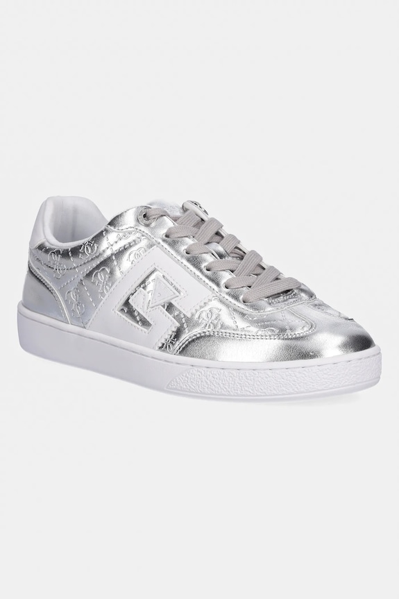 Tenisky Guess NOCHEE2 plochá stříbrná FLTNC2.LEL12.SILVE