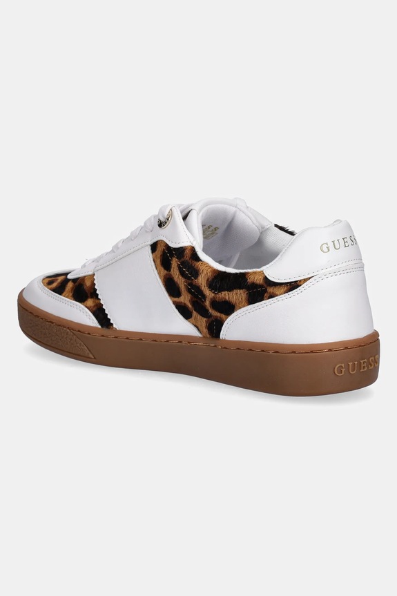 Scarpe Guess sneakers NOCHEE2 FLTNC2.PEL12.LEOPA bianco