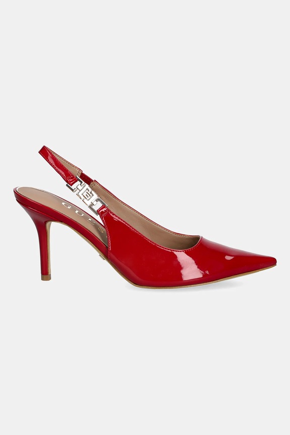 Γόβες Guess NASSHA5 FLTNS5.PAF05.RED κόκκινο AW25
