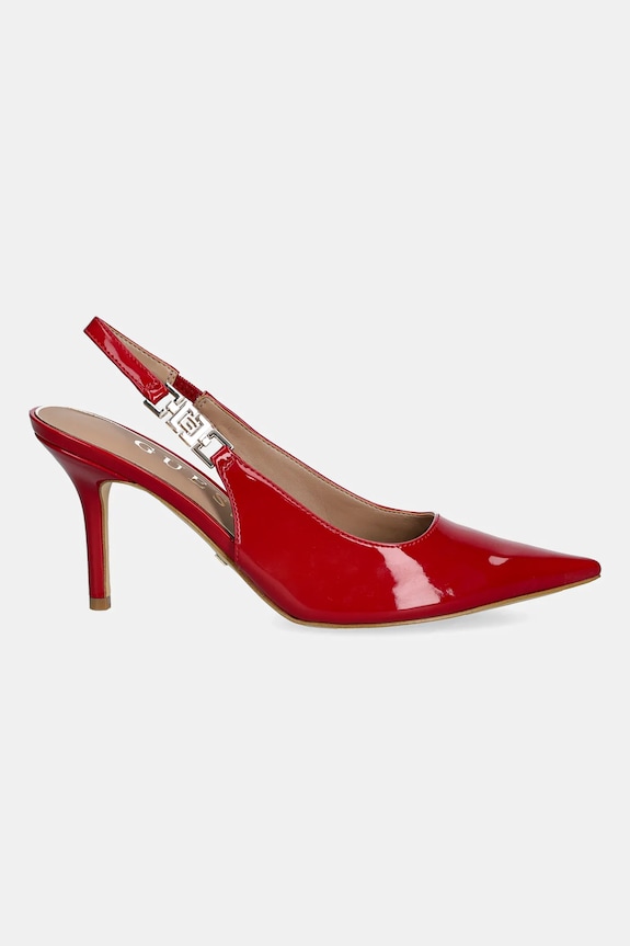 Γόβες Guess NASSHA5 FLTNS5.PAF05.RED κόκκινο AW25