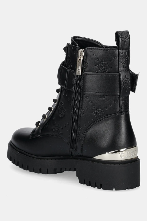 Boty Nízké kozačky Guess ORANDA2 FLTORA.FAL10.BLACK černá