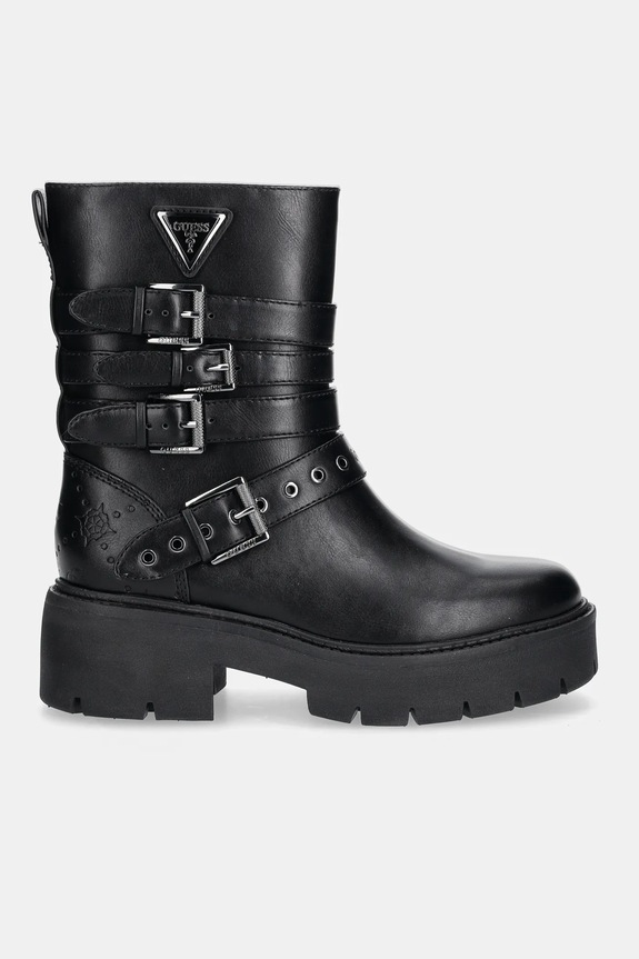 Guess stivaletti alla caviglia SALVO FLTSVO.FAL10.BLACK nero AW25