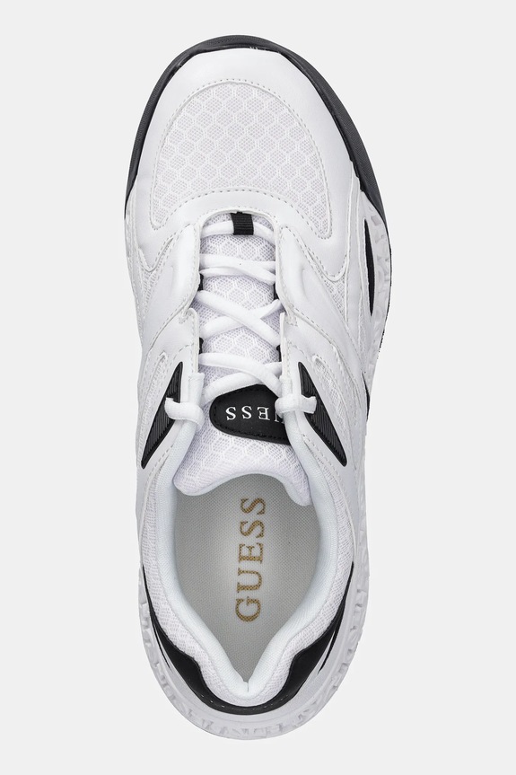 Guess sneakersy SWANIA biały FLTSWA.LEA12.BLKWH