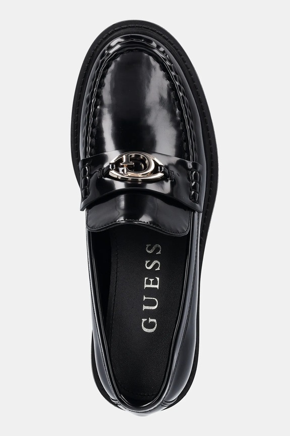 Guess mokaszin YANIKA fekete FLTYNK.ELE14.BLACK