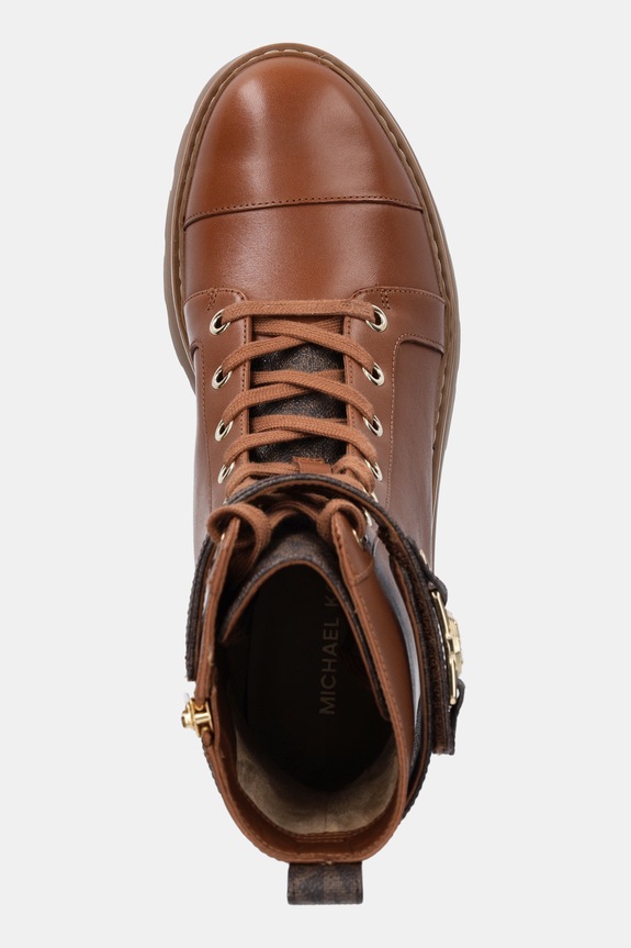 Δερμάτινα workers MICHAEL Michael Kors Mandy καφέ 40T5MAFE6L.227