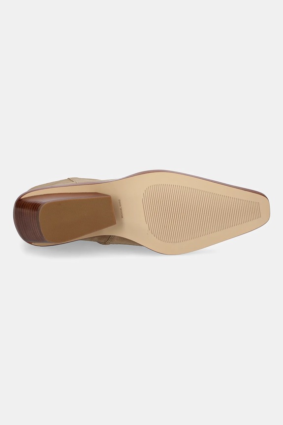 MICHAEL Michael Kors cizme din piele întoarsă Nash 40T5NSME5S.222 bej