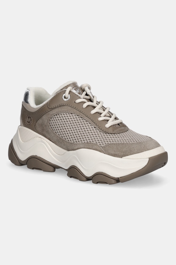 Sneakers MICHAEL Michael Kors Atlas υφασμάτινο μπεζ 43T5ATFS2S.115
