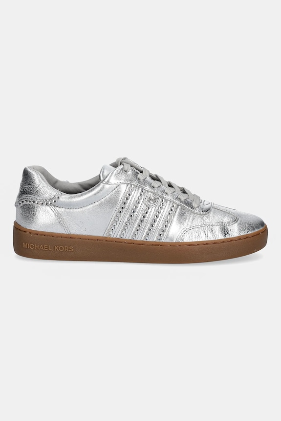 MICHAEL Michael Kors bőr sportcipő Scotty 43T5SCFS1M.040 ezüst AW25