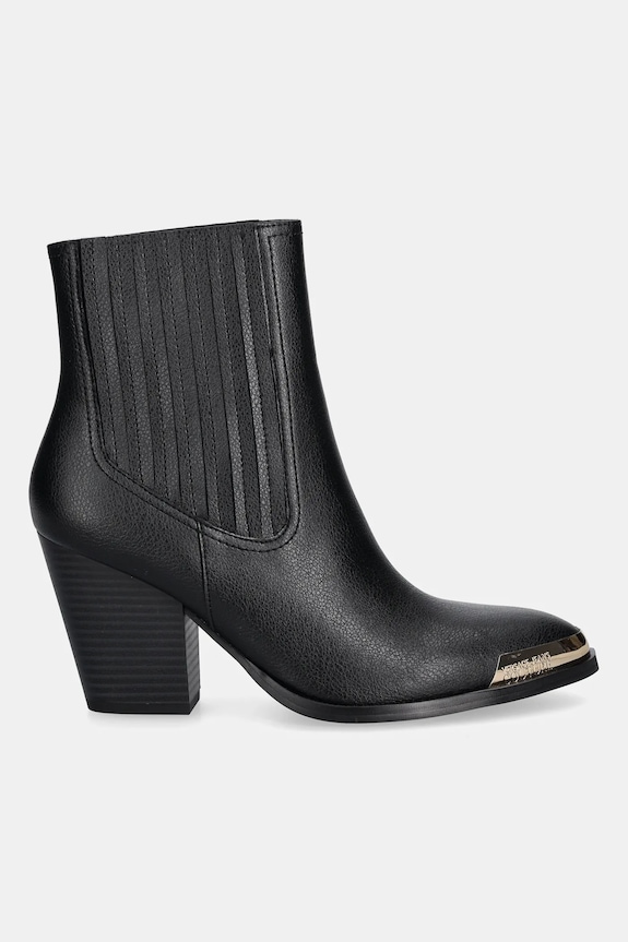 Versace Jeans Couture cizme de piele 79VA3S26.ZPB68.899 negru AW25