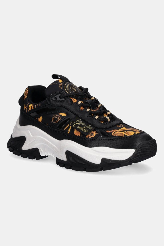 Tenisky Versace Jeans Couture textilný čierna 79VA3SVG.ZSC83.G89