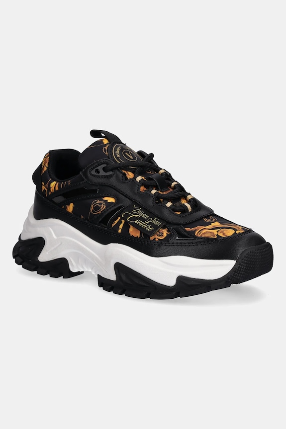 Tenisky Versace Jeans Couture textilný čierna 79VA3SVG.ZSC83.G89