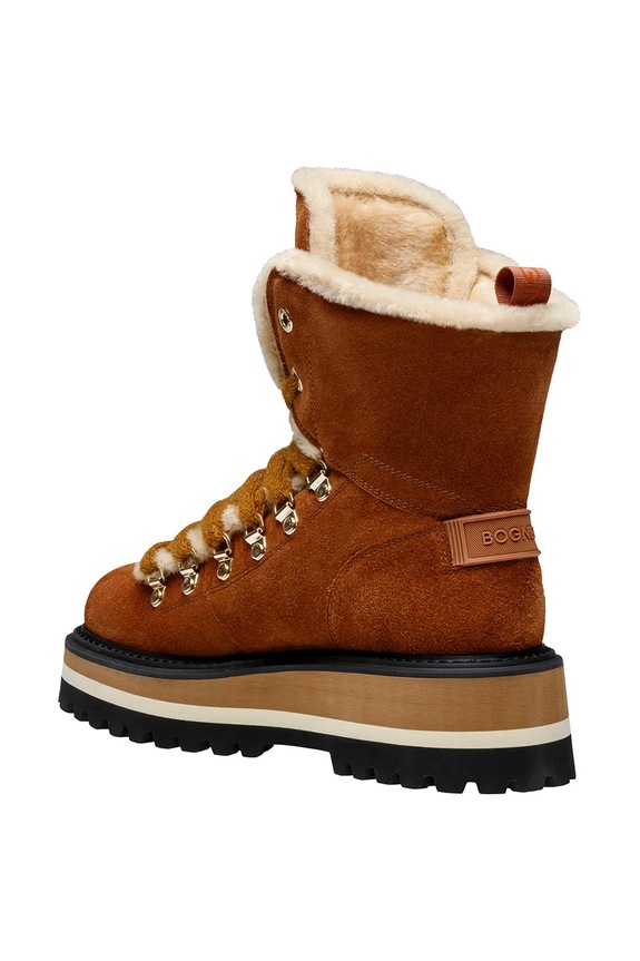 Snežke iz semiša Bogner SAAS FEE 1 B 22544163 oranžna AW25