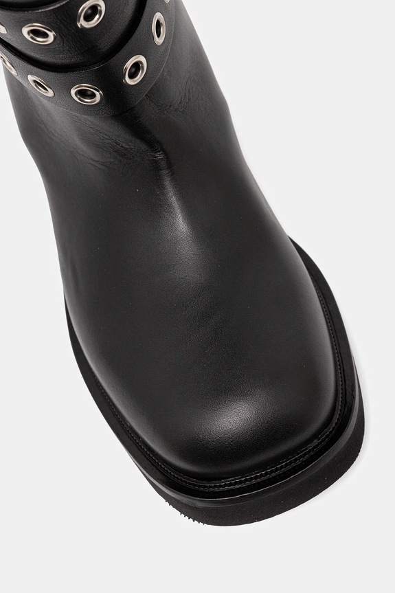 Kožené čižmy Le Silla Stivale Harley 1848C040MGPPCHI294 čierna