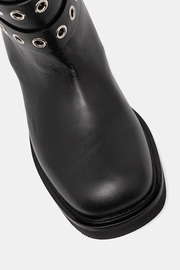 Kožené čižmy Le Silla Stivale Harley 1848C040MGPPCHI294 čierna