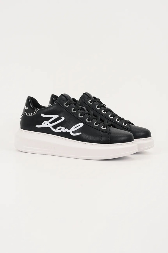 Karl Lagerfeld sneakersy skórzane KAPRI KL62572A.000 czarny AW25