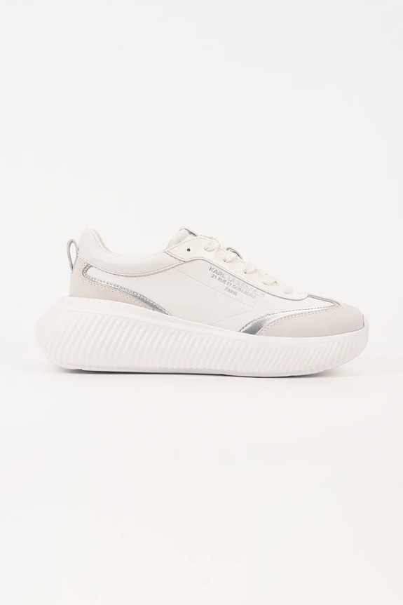 Кросівки Karl Lagerfeld KREEPER RUN RSG лицьова шкіра білий KL64420.31S