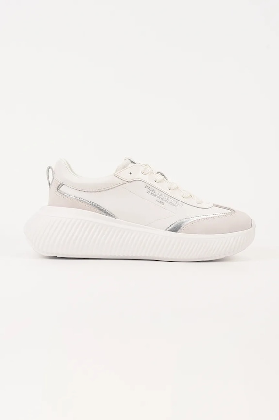 Кросівки Karl Lagerfeld KREEPER RUN RSG лицьова шкіра білий KL64420.31S
