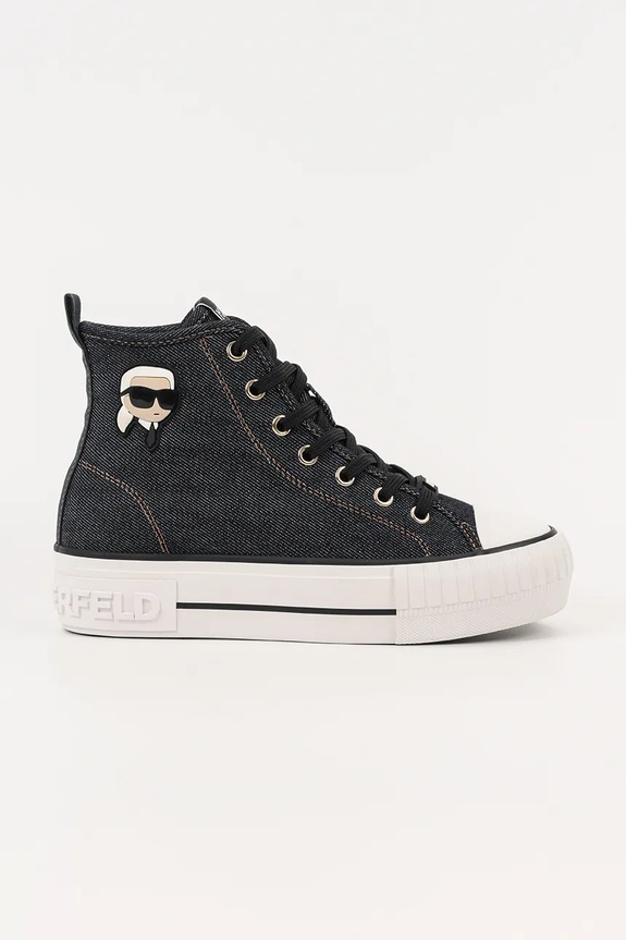 Tenisky Karl Lagerfeld KAMPUS MAX NFT platforma tmavomodrá KL60444D.DAA