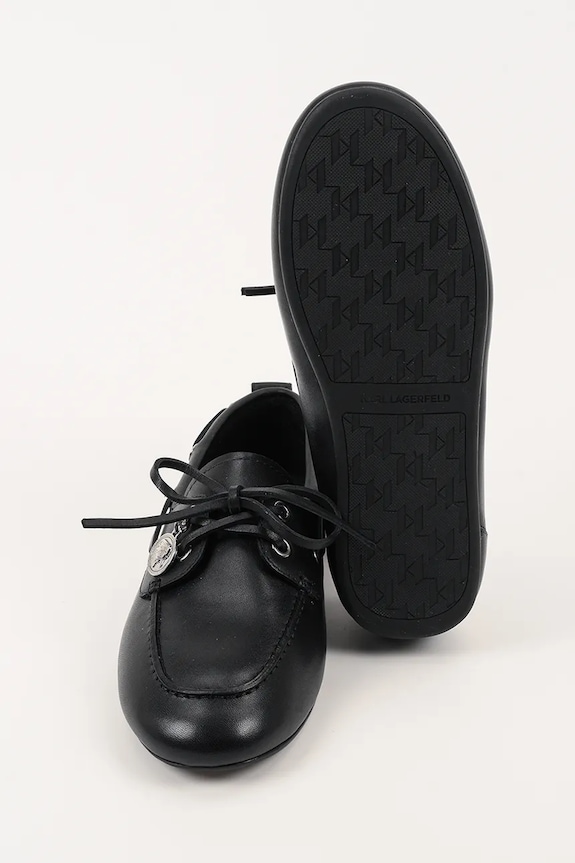 Karl Lagerfeld bőr mokaszin MARLEE KL41325.000 fekete