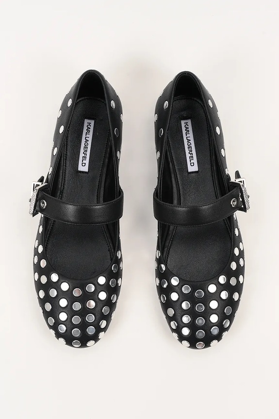 Baleríny Karl Lagerfeld KARO čierna KL40127.00S